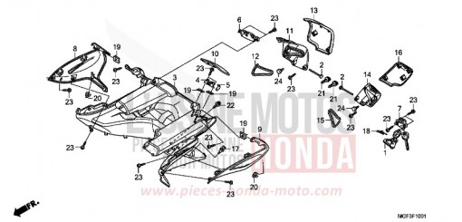 BOITE INTERIEURE (FJS600A9-2KO/FJS600AB/DB) FJS600AB de 2011